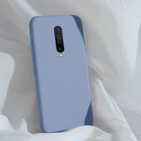 Silikon Hülle Handyhülle Ultra Dünn Schutzhülle 360 Grad Tasche für Xiaomi Redmi K30i 5G Grau