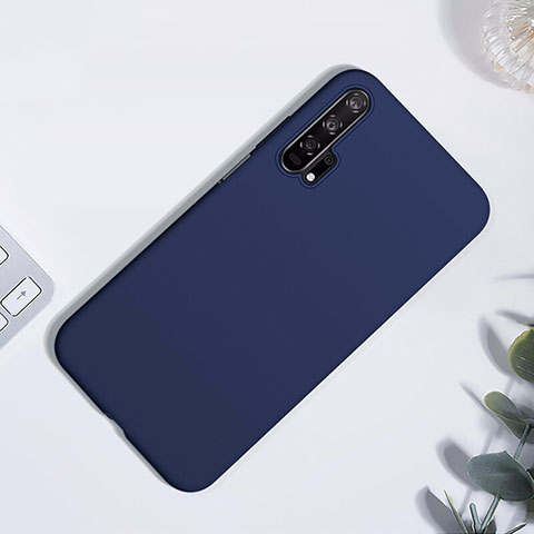 Silikon Hülle Handyhülle Ultra Dünn Schutzhülle 360 Grad Tasche S01 für Huawei Honor 20 Pro Blau