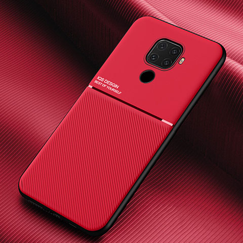 Silikon Hülle Handyhülle Ultra Dünn Schutzhülle 360 Grad Tasche S01 für Huawei Mate 30 Lite Rot