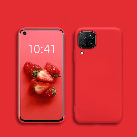 Silikon Hülle Handyhülle Ultra Dünn Schutzhülle 360 Grad Tasche S01 für Huawei Nova 6 SE Rot