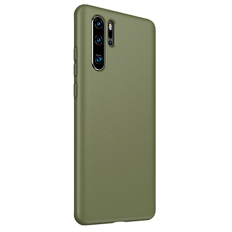 Silikon Hülle Handyhülle Ultra Dünn Schutzhülle 360 Grad Tasche S01 für Huawei P30 Pro Grün