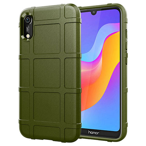 Silikon Hülle Handyhülle Ultra Dünn Schutzhülle 360 Grad Tasche S01 für Huawei Y6 Pro (2019) Grün