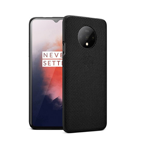 Silikon Hülle Handyhülle Ultra Dünn Schutzhülle 360 Grad Tasche S01 für OnePlus 7T Schwarz