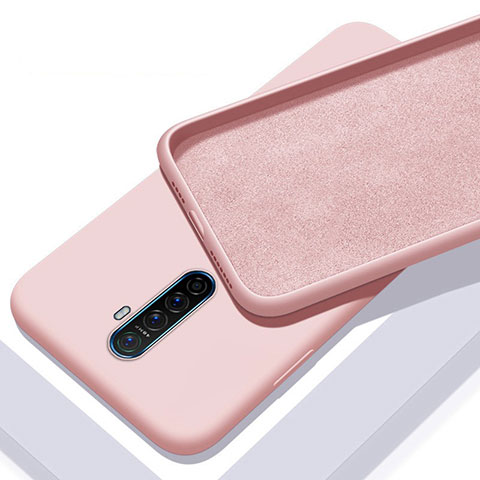 Silikon Hülle Handyhülle Ultra Dünn Schutzhülle 360 Grad Tasche S01 für Oppo Reno Ace Rosa