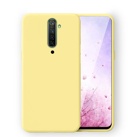 Silikon Hülle Handyhülle Ultra Dünn Schutzhülle 360 Grad Tasche S01 für Oppo Reno2 Gelb