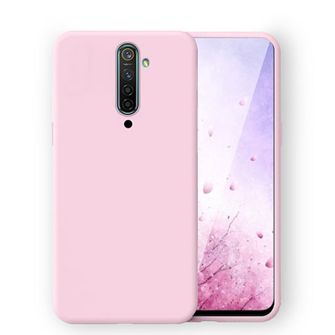 Silikon Hülle Handyhülle Ultra Dünn Schutzhülle 360 Grad Tasche S01 für Oppo Reno2 Rosa