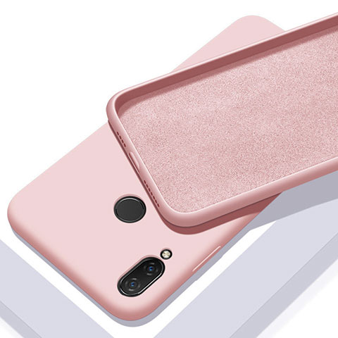 Silikon Hülle Handyhülle Ultra Dünn Schutzhülle 360 Grad Tasche S01 für Xiaomi Redmi Note 7 Pro Rosegold