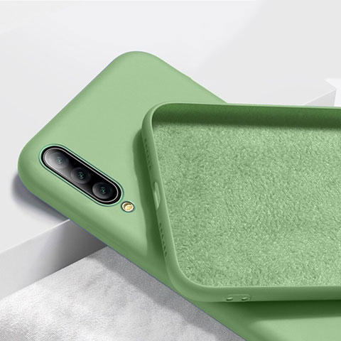 Silikon Hülle Handyhülle Ultra Dünn Schutzhülle 360 Grad Tasche S02 für Huawei Y9s Grün