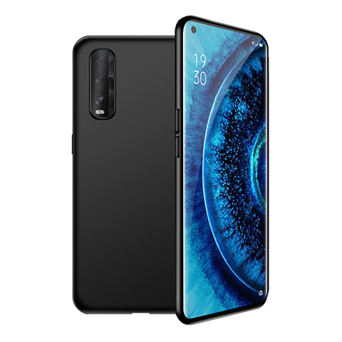 Silikon Hülle Handyhülle Ultra Dünn Schutzhülle 360 Grad Tasche S02 für Oppo Find X2 Schwarz