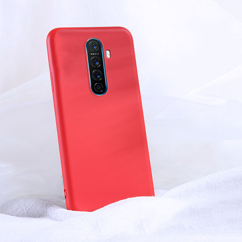 Silikon Hülle Handyhülle Ultra Dünn Schutzhülle 360 Grad Tasche S02 für Oppo Reno Ace Rot