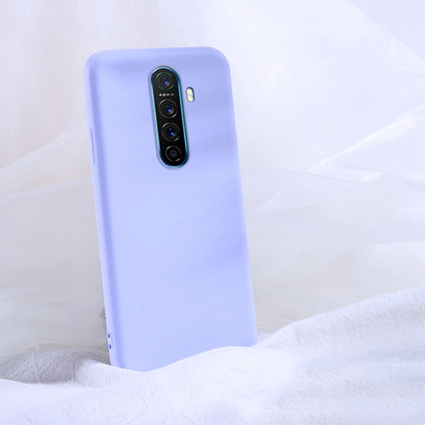 Silikon Hülle Handyhülle Ultra Dünn Schutzhülle 360 Grad Tasche S02 für Oppo Reno Ace Violett