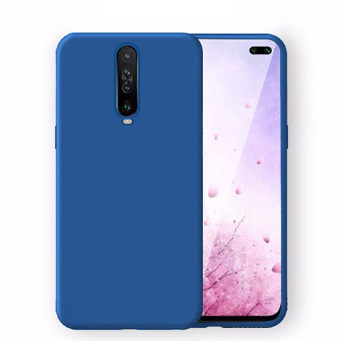 Silikon Hülle Handyhülle Ultra Dünn Schutzhülle 360 Grad Tasche S02 für Xiaomi Redmi K30i 5G Blau