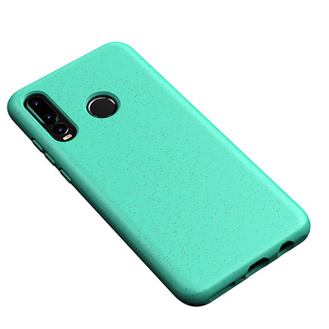 Silikon Hülle Handyhülle Ultra Dünn Schutzhülle 360 Grad Tasche S04 für Huawei P30 Lite New Edition Cyan