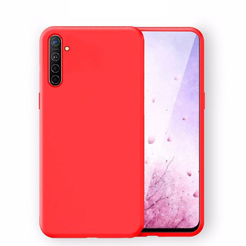 Silikon Hülle Handyhülle Ultra Dünn Schutzhülle 360 Grad Tasche S04 für Oppo K5 Rot