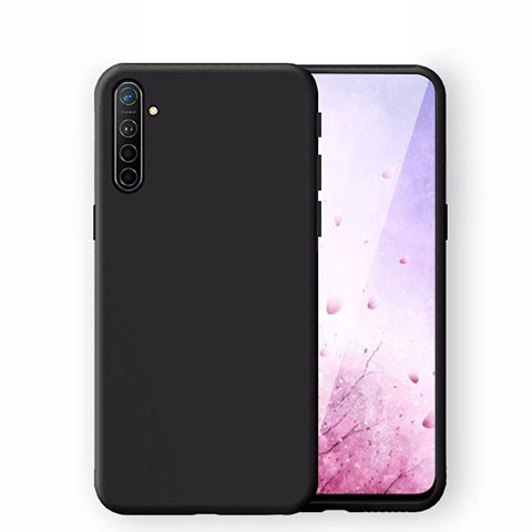 Silikon Hülle Handyhülle Ultra Dünn Schutzhülle 360 Grad Tasche S04 für Oppo K5 Schwarz