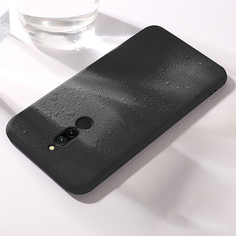 Silikon Hülle Handyhülle Ultra Dünn Schutzhülle 360 Grad Tasche S04 für Xiaomi Redmi 8 Schwarz