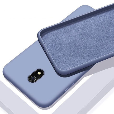 Silikon Hülle Handyhülle Ultra Dünn Schutzhülle 360 Grad Tasche S04 für Xiaomi Redmi 8A Violett