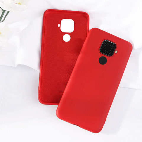 Silikon Hülle Handyhülle Ultra Dünn Schutzhülle 360 Grad Tasche S05 für Huawei Nova 5i Pro Rot