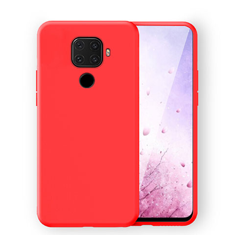 Silikon Hülle Handyhülle Ultra Dünn Schutzhülle 360 Grad Tasche S06 für Huawei Nova 5i Pro Rot