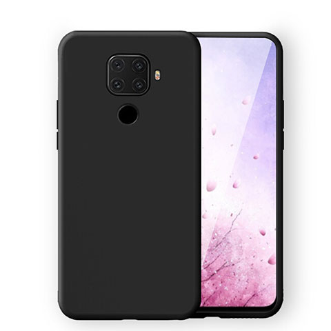 Silikon Hülle Handyhülle Ultra Dünn Schutzhülle 360 Grad Tasche S06 für Huawei Nova 5z Schwarz