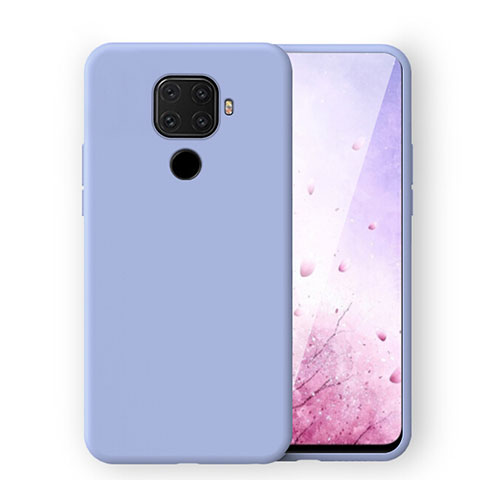 Silikon Hülle Handyhülle Ultra Dünn Schutzhülle 360 Grad Tasche S06 für Huawei Nova 5z Violett