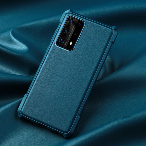 Silikon Hülle Handyhülle Ultra Dünn Schutzhülle 360 Grad Tasche S06 für Huawei P40 Pro+ Plus Blau