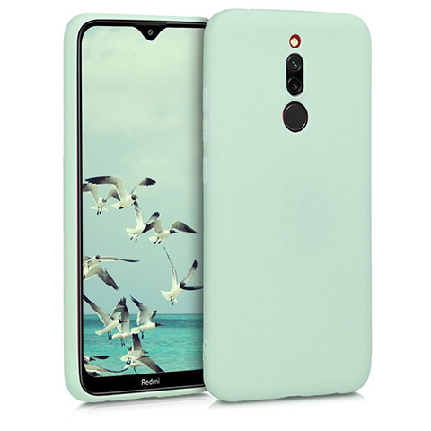 Silikon Hülle Handyhülle Ultra Dünn Schutzhülle 360 Grad Tasche S08 für Xiaomi Redmi 8 Cyan