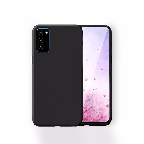 Silikon Hülle Handyhülle Ultra Dünn Schutzhülle 360 Grad Tasche T01 für Huawei Honor V30 5G Schwarz