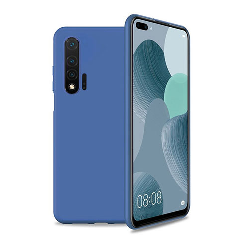 Silikon Hülle Handyhülle Ultra Dünn Schutzhülle 360 Grad Tasche T01 für Huawei Nova 6 Blau