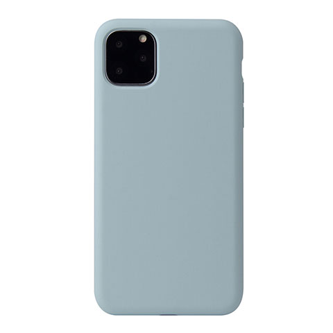 Silikon Hülle Handyhülle Ultra Dünn Schutzhülle 360 Grad Tasche Y01 für Apple iPhone 11 Pro Cyan