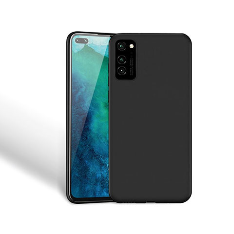 Silikon Hülle Handyhülle Ultra Dünn Schutzhülle 360 Grad Tasche Z03 für Huawei Honor V30 5G Schwarz