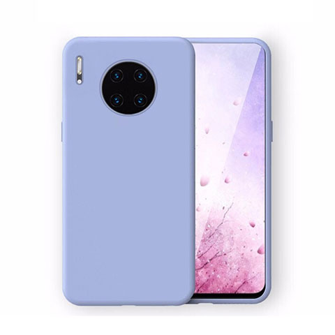 Silikon Hülle Handyhülle Ultra Dünn Schutzhülle 360 Grad Tasche Z04 für Huawei Mate 30 Pro 5G Hellblau