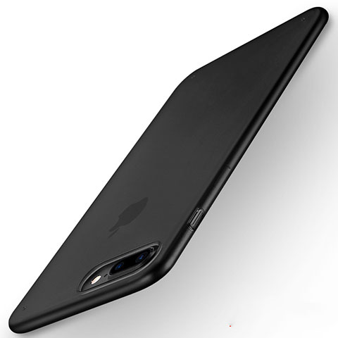Silikon Hülle Handyhülle Ultra Dünn Schutzhülle D03 für Apple iPhone 8 Plus Schwarz