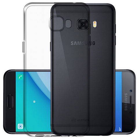 Silikon Hülle Handyhülle Ultra Dünn Schutzhülle Durchsichtig Transparent für Samsung Galaxy C5 Pro C5010 Klar