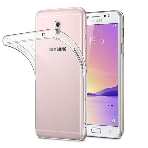 Silikon Hülle Handyhülle Ultra Dünn Schutzhülle Durchsichtig Transparent für Samsung Galaxy C8 C710F Klar