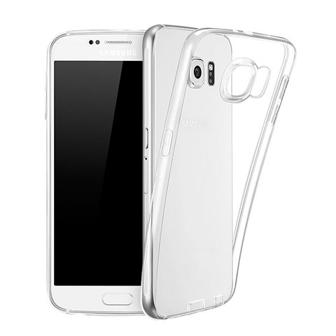 Silikon Hülle Handyhülle Ultra Dünn Schutzhülle Durchsichtig Transparent für Samsung Galaxy S6 Duos SM-G920F G9200 Klar