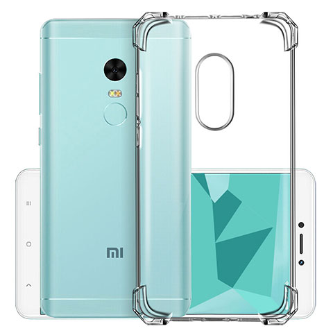 Silikon Hülle Handyhülle Ultra Dünn Schutzhülle Durchsichtig Transparent für Xiaomi Redmi Note 4X Klar