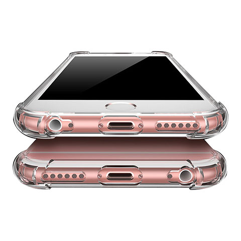 Silikon Hülle Handyhülle Ultra Dünn Schutzhülle Durchsichtig Transparent T03 für Apple iPhone 6 Plus Klar