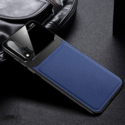 Silikon Hülle Handyhülle Ultra Dünn Schutzhülle Flexible 360 Grad Ganzkörper Tasche C01 für Huawei Nova 6 Blau