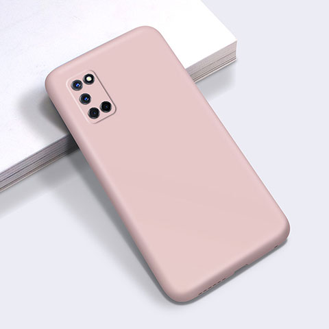 Silikon Hülle Handyhülle Ultra Dünn Schutzhülle Flexible 360 Grad Ganzkörper Tasche C01 für Oppo A92 Rosa