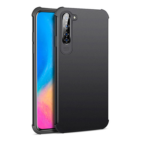 Silikon Hülle Handyhülle Ultra Dünn Schutzhülle Flexible 360 Grad Ganzkörper Tasche C01 für Oppo K7 5G Schwarz