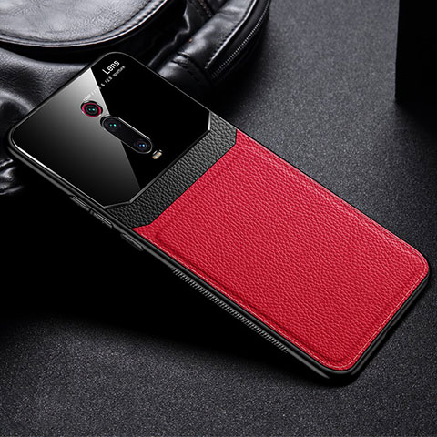 Silikon Hülle Handyhülle Ultra Dünn Schutzhülle Flexible 360 Grad Ganzkörper Tasche C01 für Xiaomi Redmi K20 Rot