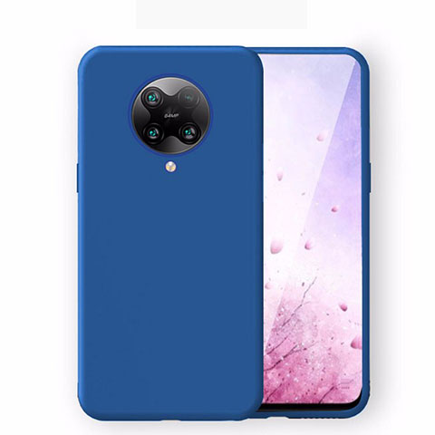 Silikon Hülle Handyhülle Ultra Dünn Schutzhülle Flexible 360 Grad Ganzkörper Tasche C01 für Xiaomi Redmi K30 Pro Zoom Blau