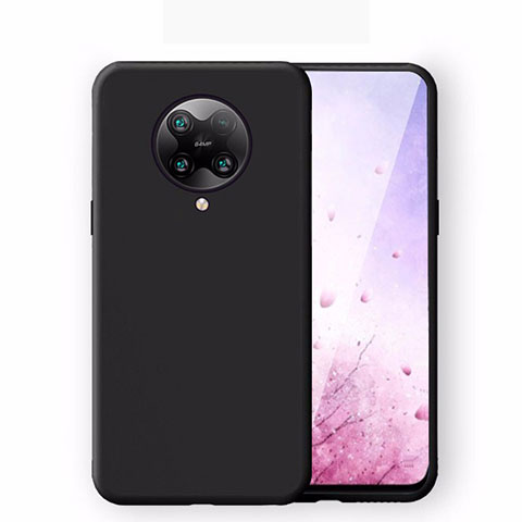 Silikon Hülle Handyhülle Ultra Dünn Schutzhülle Flexible 360 Grad Ganzkörper Tasche C01 für Xiaomi Redmi K30 Pro Zoom Schwarz