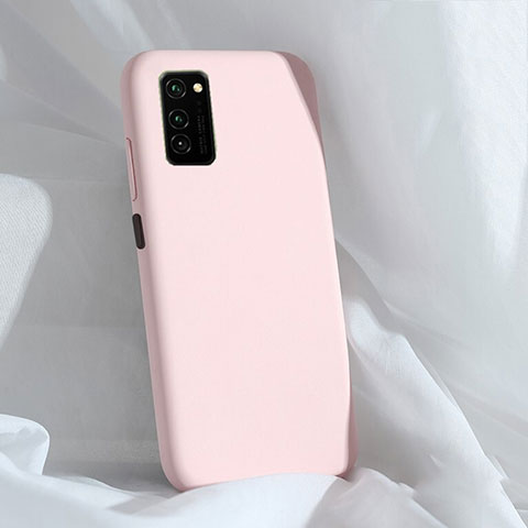 Silikon Hülle Handyhülle Ultra Dünn Schutzhülle Flexible 360 Grad Ganzkörper Tasche C03 für Huawei Honor V30 5G Rosa