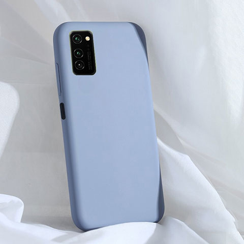 Silikon Hülle Handyhülle Ultra Dünn Schutzhülle Flexible 360 Grad Ganzkörper Tasche C03 für Huawei Honor V30 Pro 5G Grau