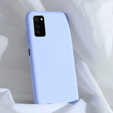 Silikon Hülle Handyhülle Ultra Dünn Schutzhülle Flexible 360 Grad Ganzkörper Tasche C03 für Huawei Honor V30 Pro 5G Violett