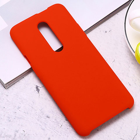 Silikon Hülle Handyhülle Ultra Dünn Schutzhülle Flexible 360 Grad Ganzkörper Tasche C03 für Xiaomi Mi 9T Pro Rot