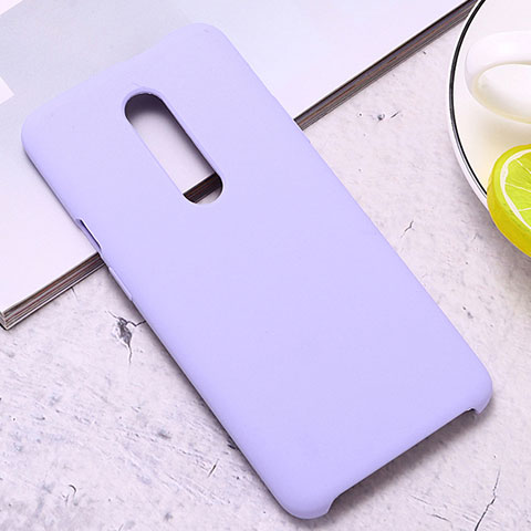 Silikon Hülle Handyhülle Ultra Dünn Schutzhülle Flexible 360 Grad Ganzkörper Tasche C03 für Xiaomi Mi 9T Violett