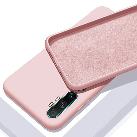 Silikon Hülle Handyhülle Ultra Dünn Schutzhülle Flexible 360 Grad Ganzkörper Tasche C03 für Xiaomi Mi Note 10 Pro Rosa